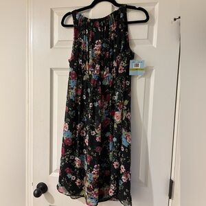 Suzi Chin for Maggy Boutique Pink and Red Sleeveless Maxi Sundress Size 14